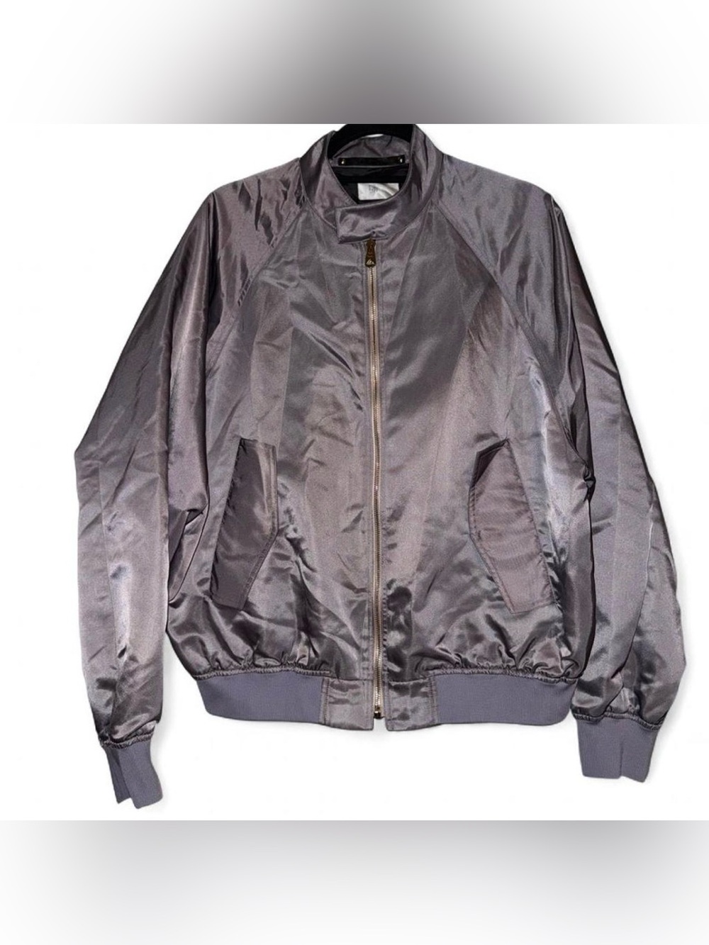 Paul Smith lavender satin bomber jacket